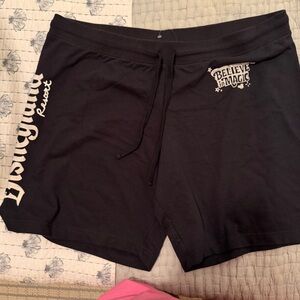 Disneyland Black Athletic Lounge Shorts